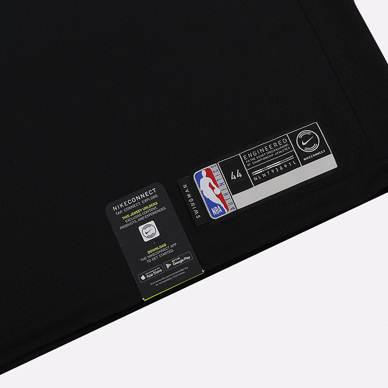 мужская черная майка Nike Kevin Durant Nets Icon Edition NBA Swingman Jersey 864459-018 - цена, описание, фото 2